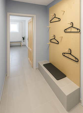 apartmán chodba web