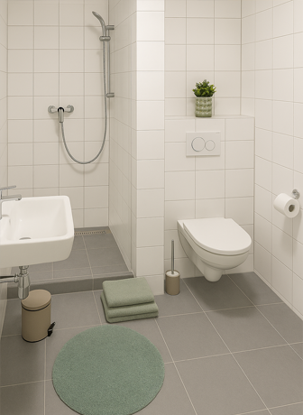 apartmán koupelna